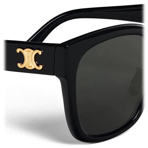 celine triomphe sunglasses black.